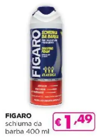 Acqua & Sapone FIGARO schiuma da barba 400 ml offerta