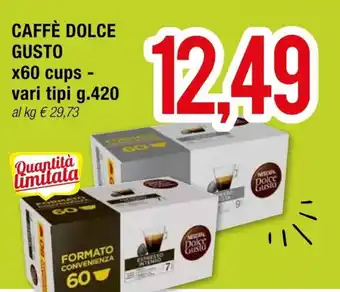 Hardis CAFFÈ DOLCE GUSTO x60 cups - vari tipi g.420 offerta