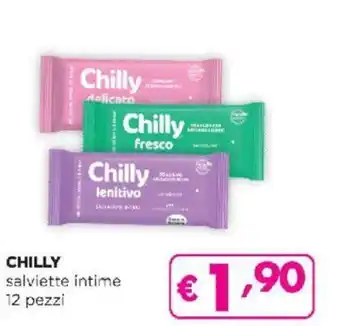Acqua & Sapone CHILLY salviette intime 12 pezzi offerta