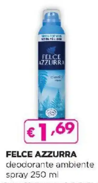 Acqua & Sapone FELCE AZZURRA deodorante ambiente spray 250 ml offerta