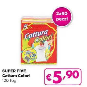 Acqua & Sapone SUPER FIVE Cattura Colori 120 fogli offerta