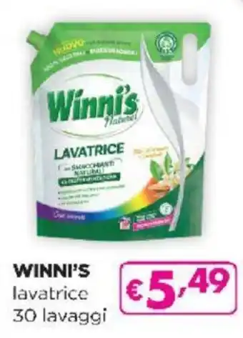 Acqua & Sapone WINNI'S lavatrice 30 lavaggi offerta