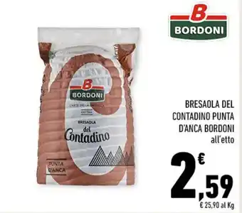 BRESAOLA DEL CONTADINO PUNTA D'ANCA BORDONI