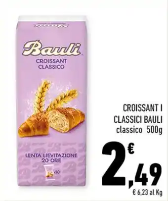 Conad CROISSANT I CLASSICI BAULI classico 500g offerta