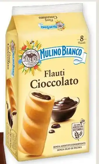 Conad FLAUTI MULINO BIANCO cioccolato/latte/ stracciatella 280g offerta