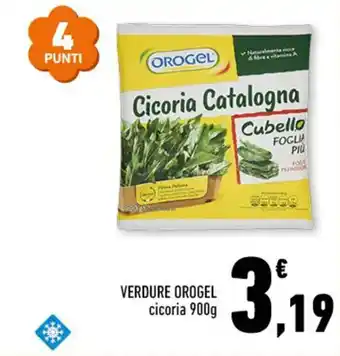 Conad VERDURE OROGEL cicoria 900g offerta