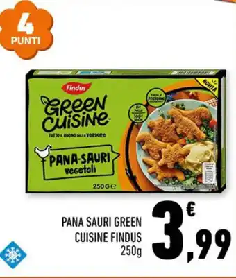 Conad PANA SAURI GREEN CUISINE FINDUS 250g offerta