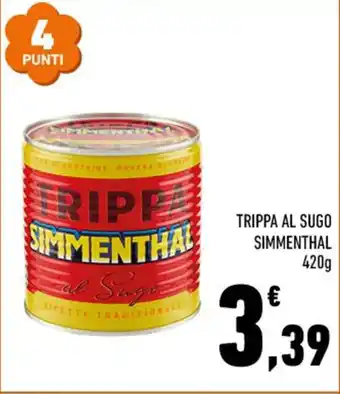 Conad TRIPPA AL SUGO SIMMENTHAL 420g offerta