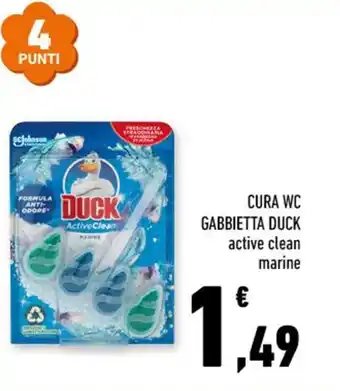 Conad CURA WC GABBIETTA DUCK active clean marine offerta