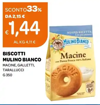 Ekom BISCOTTI MULINO BIANCO MACINE g 350 offerta