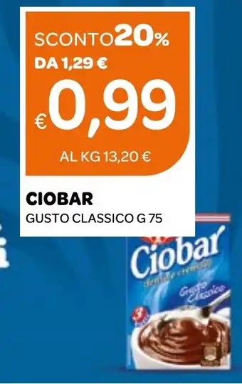 Ekom CIOBAR GUSTO CLASSICO G 75 offerta