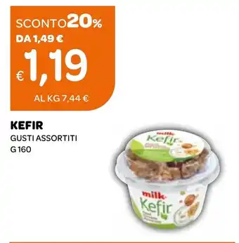 Ekom KEFIR GUSTI ASSORTITI g 160 offerta