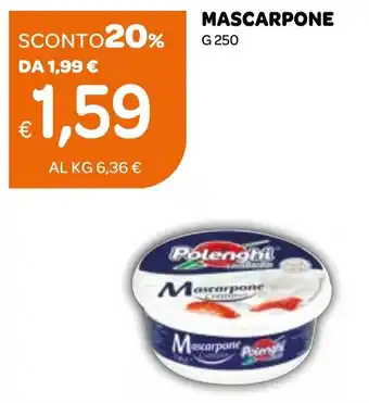 Ekom MASCARPONE g 250 offerta