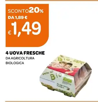 Ekom 4 UOVA FRESCHE DA AGRICOLTURA BIOLOGICA offerta