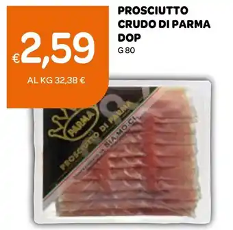 Ekom PROSCIUTTO CRUDO DI PARMA DOP g 80 offerta