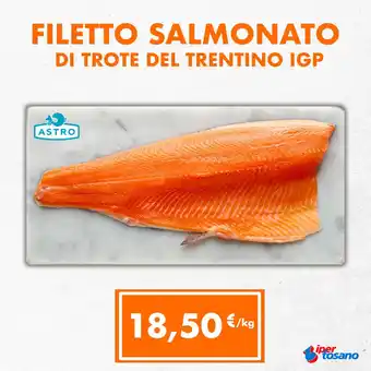 Iper Tosano FILETTO SALMONATO DI TROTE DEL TRENTINO IGP offerta