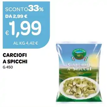Ekom CARCIOFI A SPICCHI g 450 offerta