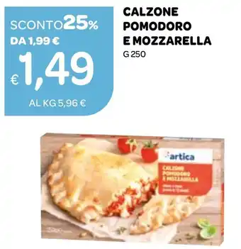 Ekom CALZONE POMODORO E MOZZARELLA G 250 offerta