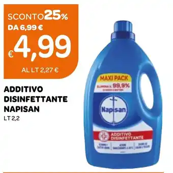 Ekom ADDITIVO DISINFETTANTE NAPISAN Lt 2,2 offerta