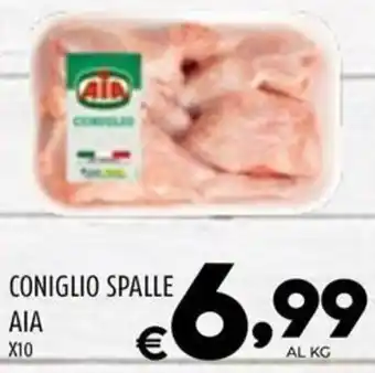 CONIGLIO SPALLE AIA X10