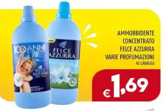 Il Centesimo AMMORBIDENTE CONCENTRATO FELCE AZZURRA VARIE PROFUMAZIONI 41 LAVAGGI offerta