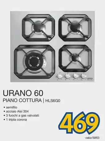 URANO 60 PIANO COTTURA | HLS6G0