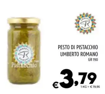 PESTO DI PISTACCHIO UMBERTO ROMANO gr 190