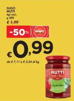 Bennet SUGO MUTTI tipi vari, g 280 offerta