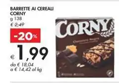 Bennet BARRETTE AI CEREALI CORNY offerta