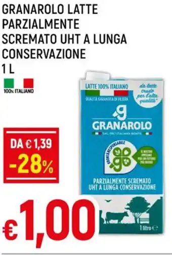 Famila GRANAROLO LATTE PARZIALMENTE SCREMATO UHT A LUNGA CONSERVAZIONE 1L offerta
