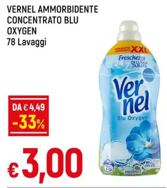 Famila VERNEL AMMORBIDENTE CONCENTRATO BLU OXYGEN 78 Lavaggi offerta