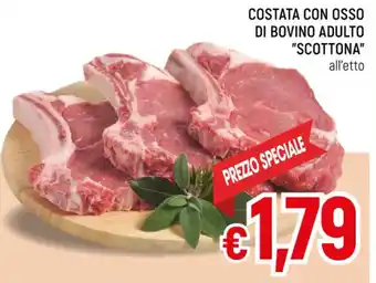 Famila COSTATA CON OSSO DI BOVINO ADULTO "SCOTTONA" all'etto offerta