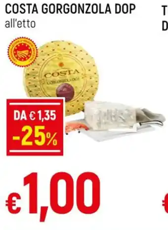 Famila COSTA GORGONZOLA DOP all'etto offerta