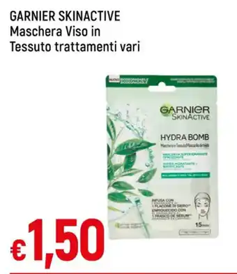 Famila GARNIER SKINACTIVE Maschera Viso in Tessuto trattamenti vari offerta