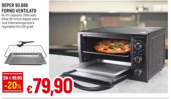 Famila BEPER 90.886 FORNO VENTILATO offerta