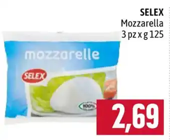 Famila SELEX Mozzarella 3 pzx g 125 offerta