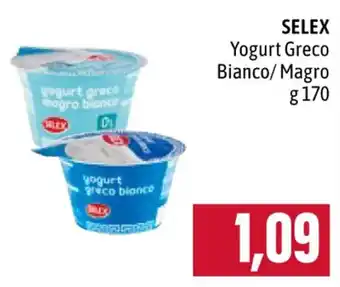 Famila SELEX Yogurt Greco Bianco/Magro g170 offerta