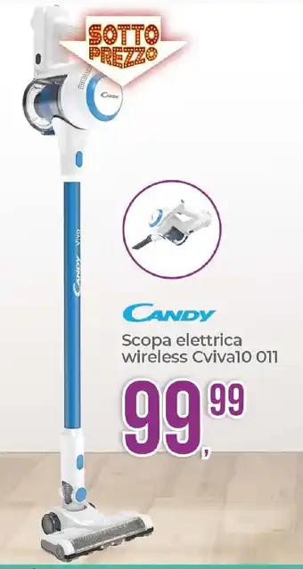 Portobello CANDY Scopa elettrica wireless Cviva10 011 offerta