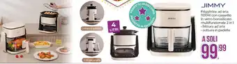 Portobello JIMMY Friggitrice ad aria 1100W con cassetto in vetro borosilicato multifunzionale 2in1 •frittura ad aria •cottura in padella offerta