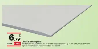 Lastra di cartongesso