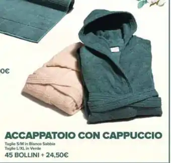 ACCAPPATOIO CON CAPPUCCIO