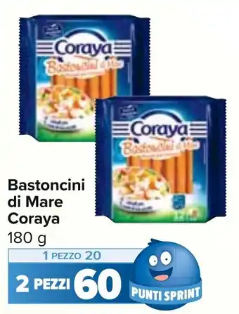 Carrefour Bastoncini di Mare Coraya 180 g offerta