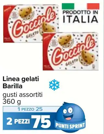 Carrefour Linea gelati Barilla gusti assortiti 360 g offerta