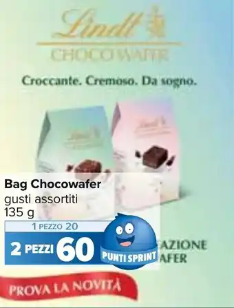 Carrefour Bag Chocowafer gusti assortiti 135 g offerta