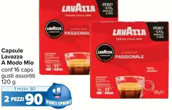 Carrefour Capsule Lavazza A Modo Mio 120 g offerta