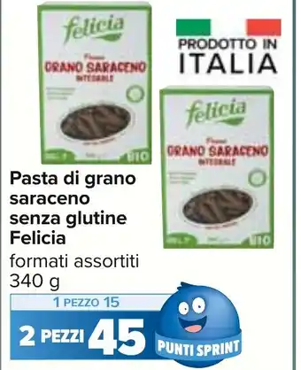 Pasta di grano saraceno senza glutine Felicia 340 g