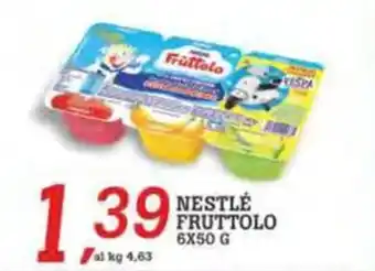 Coop Superstore NESTLÉ FRUTTOLO 6X50 G offerta