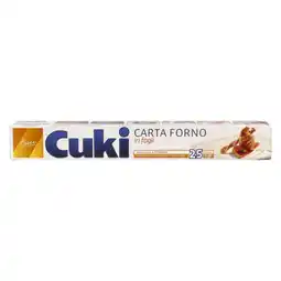 Franzy's Cuki carta da forno 9.5mt 25 fogli offerta
