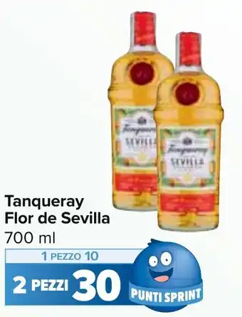 Carrefour Tanqueray Flor de Sevilla 700 ml offerta