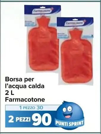 Carrefour Borsa per l'acqua Farmacotone offerta
